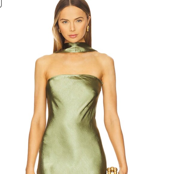 SNDYS Angelina Neck Tie Maxi Dress - Picture 2 of 14